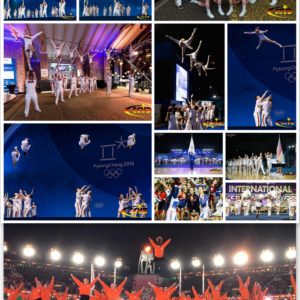 Präsentation bei den olympischen Winterspielen Präsentation bei den olympischen Winterspielen