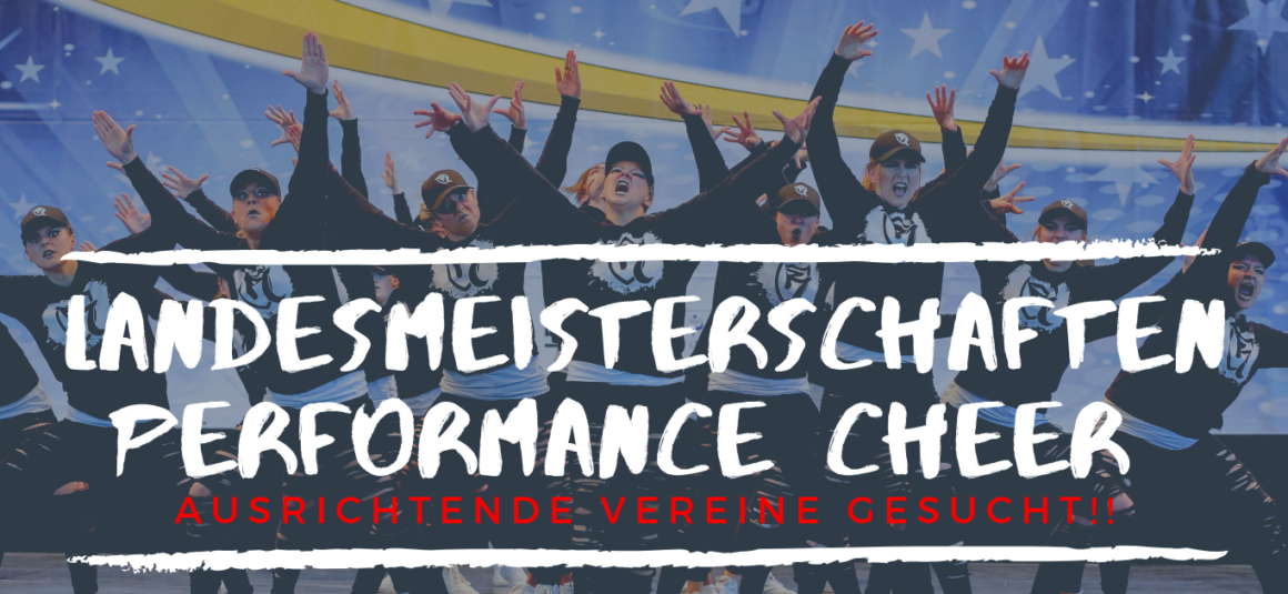 Performance Cheer Wettkämpfe Saison 2019/20 – Vorabinformation