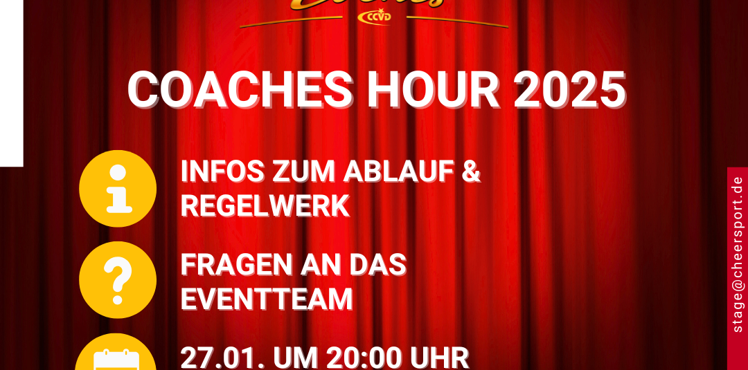 Coaches Hour STAGE Events 2025