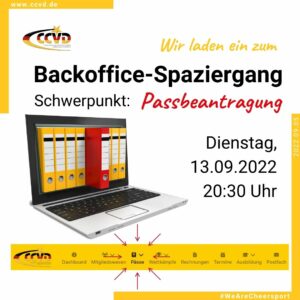 CCVD Backoffice-Spaziergang > Schwerpunkt Passbeantragung CCVD Backoffice-Spaziergang > Schwerpunkt Passbeantragung