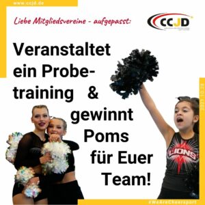 CCJugenD Pom Kampagne CCJugenD Pom Kampagne