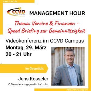 Management Hour – Vereine & Finanzen Management Hour – Vereine & Finanzen
