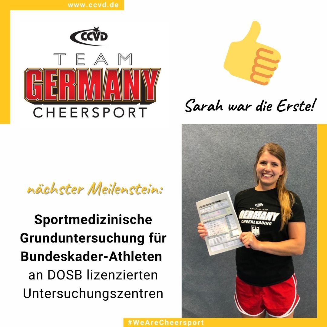 Sportmedizinische Untersuchung für Bundeskaderathleten Sportmedizinische Untersuchung für Bundeskaderathleten