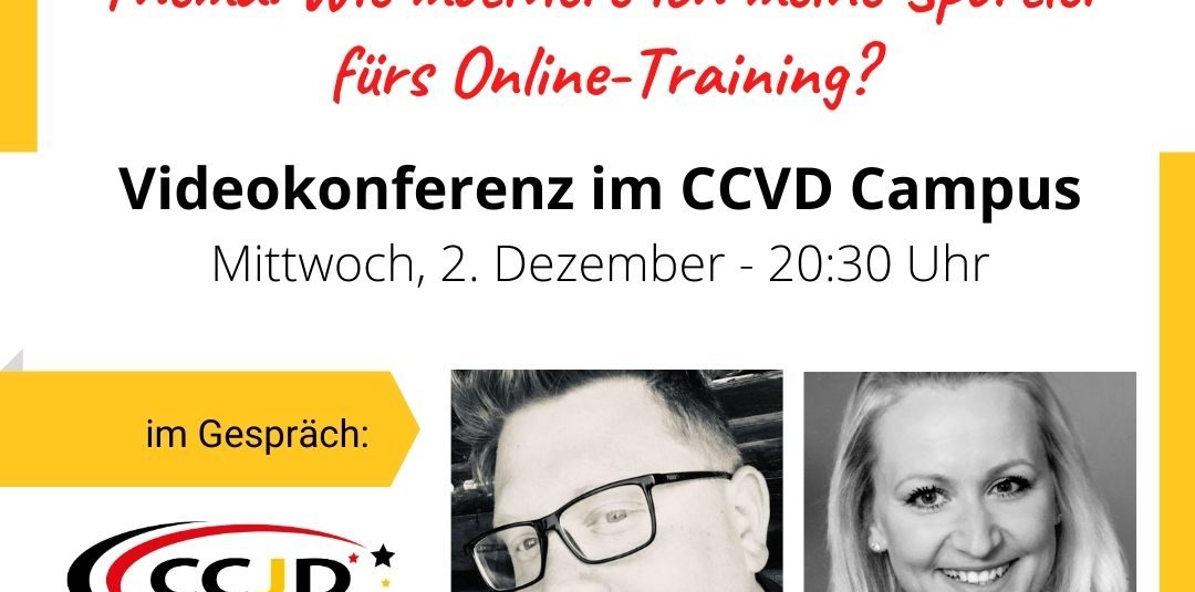 Coaches Hour zum Thema Motivation für das Online Training