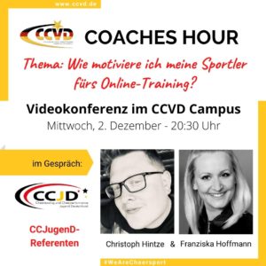 Coaches Hour zum Thema Motivation für das Online Training Coaches Hour zum Thema Motivation für das Online Training