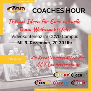 Coaches Hour – Thema digitale Weihnachtsfeier Coaches Hour – Thema digitale Weihnachtsfeier