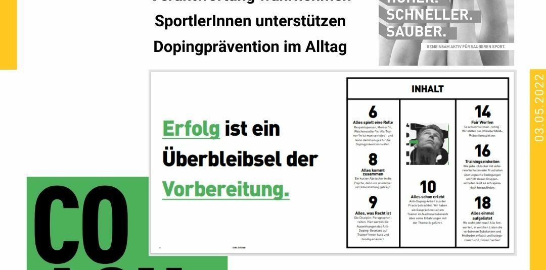GEMEINSAM GEGEN DOPING mit Trainerinnen & Trainern