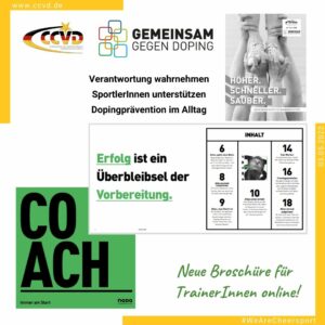 GEMEINSAM GEGEN DOPING mit Trainerinnen & Trainern