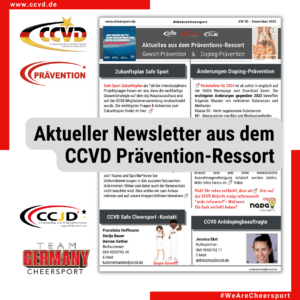 Infos aus dem CCVD Ressort für Prävention Infos aus dem CCVD Ressort für Prävention