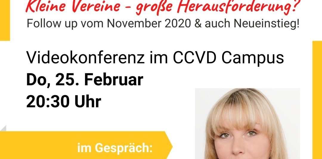 Coaches Hour „Kleine Vereine – große Herausforderung?“