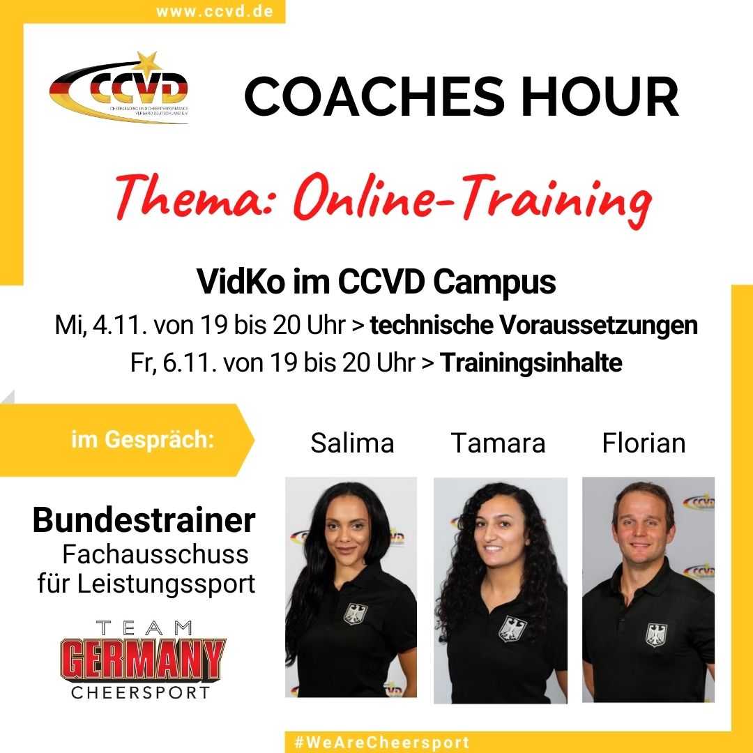 Coaches Hour zum Thema Online Training Coaches Hour zum Thema Online Training