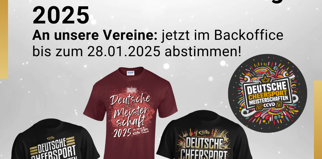 ABSTIMMUNG: DCM Eventshirtdesign 2025