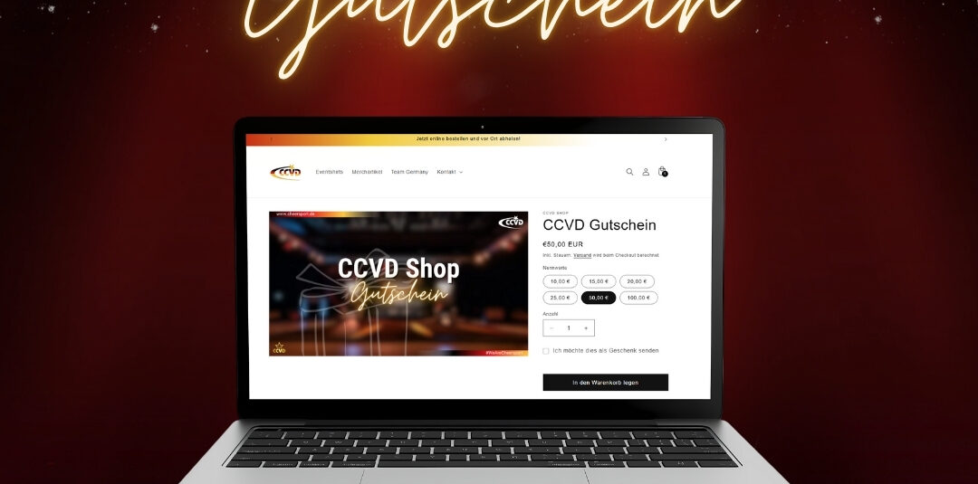 NEW: CCVD Shop Gutschein