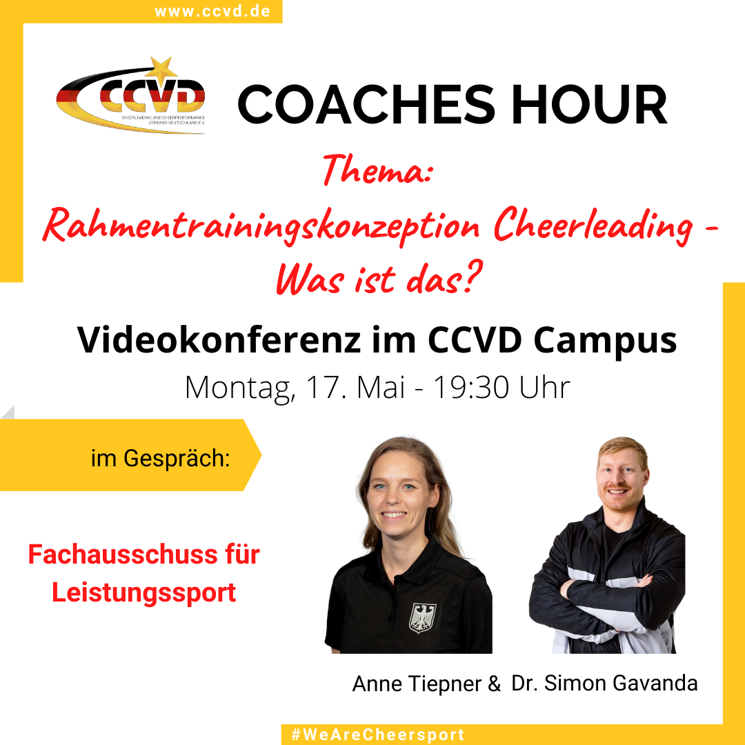 Coaches Hour – Vorstellung Rahmentrainingskonzeption Coaches Hour – Vorstellung Rahmentrainingskonzeption
