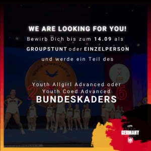 Bewirb Dich für die Youth National Teams – Allgirl & Coed Bewirb Dich für die Youth National Teams – Allgirl & Coed