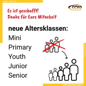 Anpassung Altersklassen