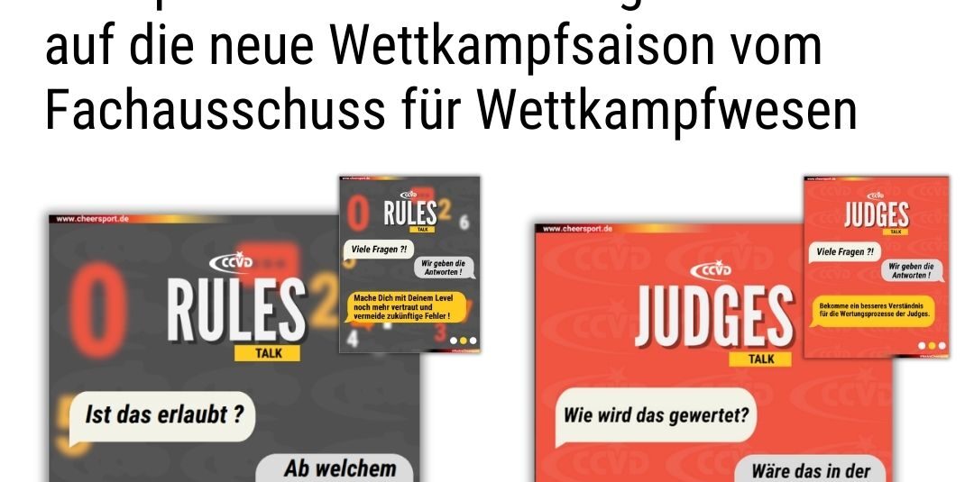 Rules Talk & Judges Talk … die perfekte Vorbereitung auf die neue Wettkampfsaison