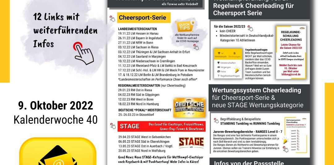 Newsletter Special zur Wettkampfsaison 2022/23 Newsletter Special zur Wettkampfsaison 2022/23