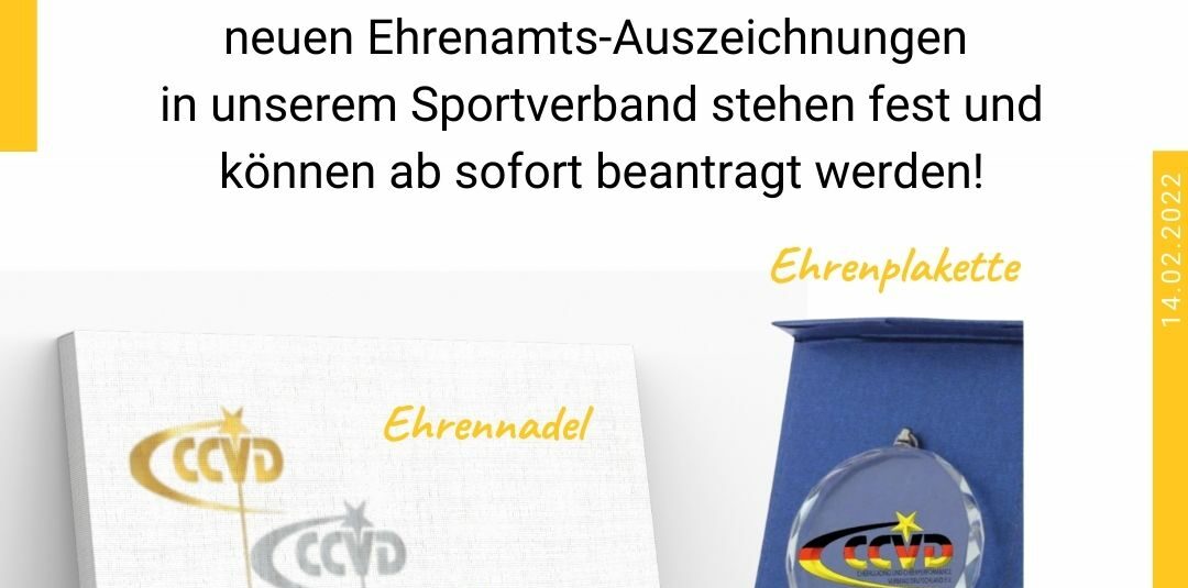 Ergebnis Ehrenamstvoting & Verabschiedung Ordnung