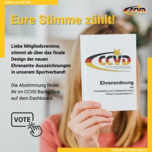 Abstimmung zur Ehrenamtsauszeichnung Abstimmung zur Ehrenamtsauszeichnung
