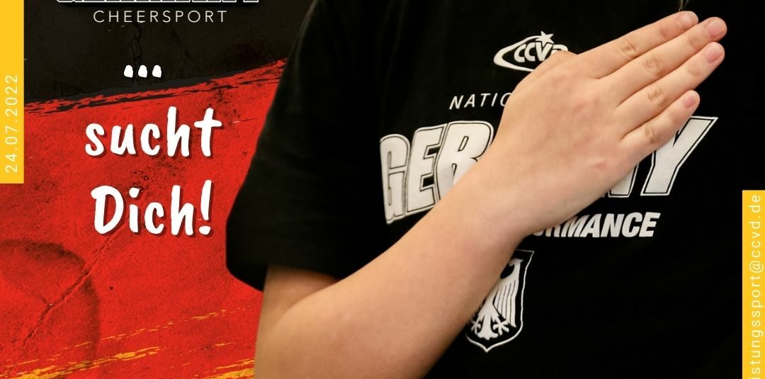 BEWERBUNG Cheerleading Bundeskader Saison 2022/23
