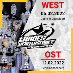 Performance Cheer Landesmeisterschaften 2022 – Termine