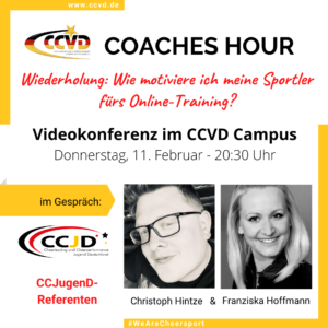 Wiederholung: Coaches Hour zum Thema Motivation für das Online Training Wiederholung: Coaches Hour zum Thema Motivation für das Online Training